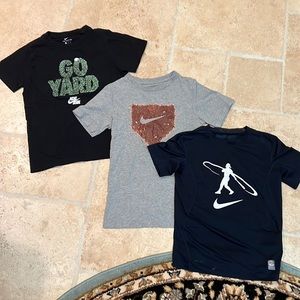 EUC - Bundle 3 - Boys Nike Baseball T-Shirts - Qty 3 Boys Size Sm